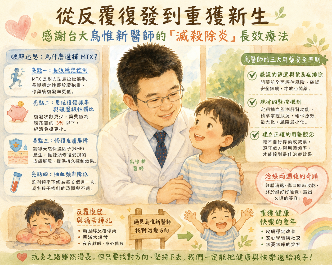 烏惟新醫師-兒童異位性皮膚炎治療心得