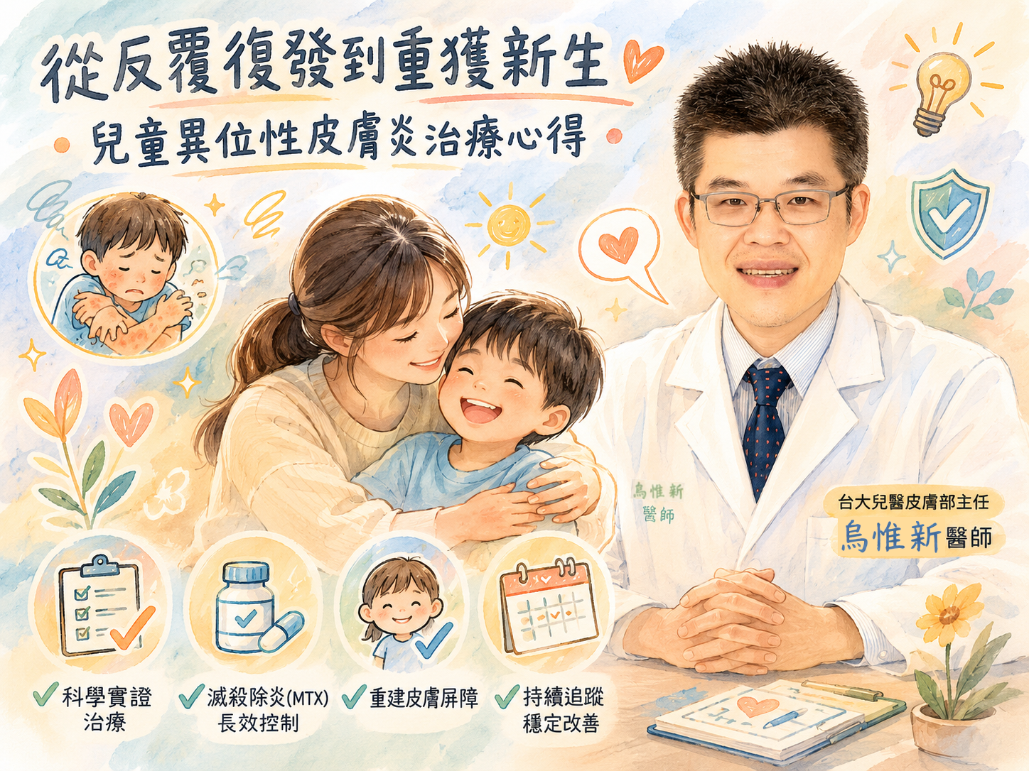 烏惟新醫師-兒童異位性皮膚炎治療心得